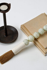 Lily's Living Inc 14" Natural Jade Beads Calligraphy Brush