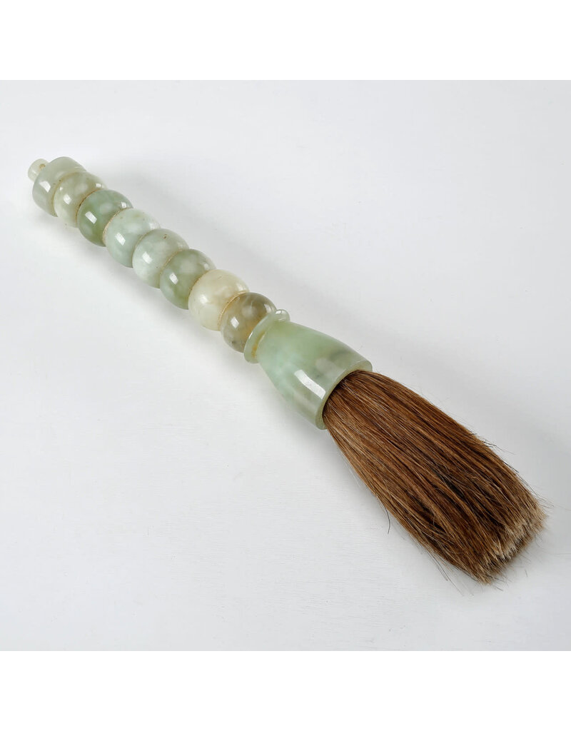 Lily's Living Inc 15" Natural Jade Beads Calligraphy Brush
