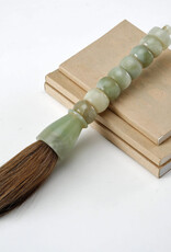 Lily's Living Inc 15" Natural Jade Beads Calligraphy Brush