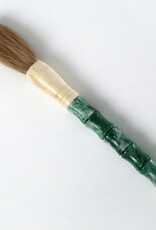 Lily's Living Inc 12" Grass Green Bamboo-Shaped Marble Calligraphy Brush