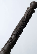 Lily's Living Inc 15" Wooden Calligraphy Brush W/ Carved Dragon