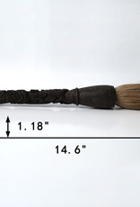 Lily's Living Inc 15" Wooden Calligraphy Brush W/ Carved Dragon