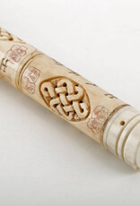 Lily's Living Inc 16" Bone Hand Carved Lucky Pattern Calligraphy Brush