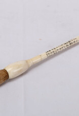 Lily's Living Inc 12" Creamy White Bone Hand Carved Calligraphy Brush