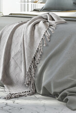 50" x 60" Checkered Solid Throw - Alloy