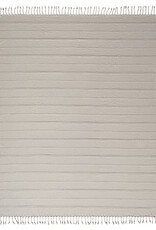 50" x 60" Striped Solid Throw - Beige