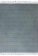 50" x 60" Striped Solid Throw - Bluish Gray