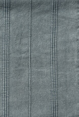 50" x 60" Striped Solid Throw - Bluish Gray