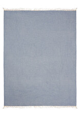 47" x 60" Cotton Gauze Throw - Moonlight Blue