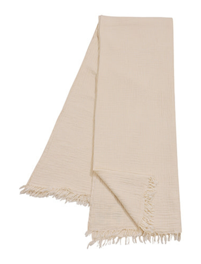 47" x 60" Cotton Gauze Throw - Natural