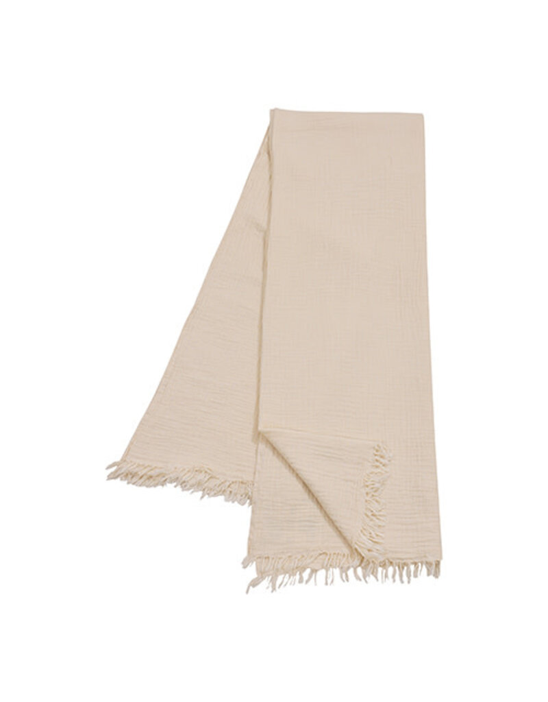 47" x 60" Cotton Gauze Throw - Natural
