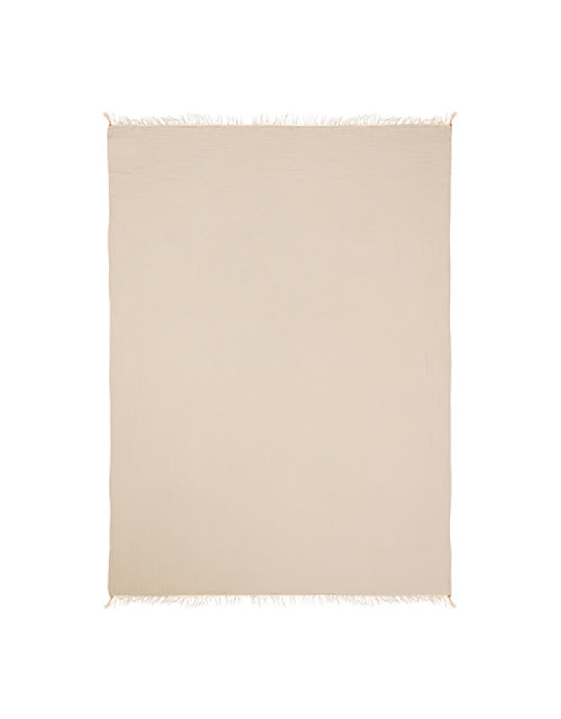 47" x 60" Cotton Gauze Throw - Natural