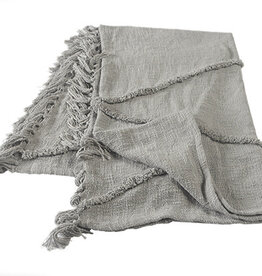 50" x 60" Cotton Gauze Diamond Pattern - Drizzle