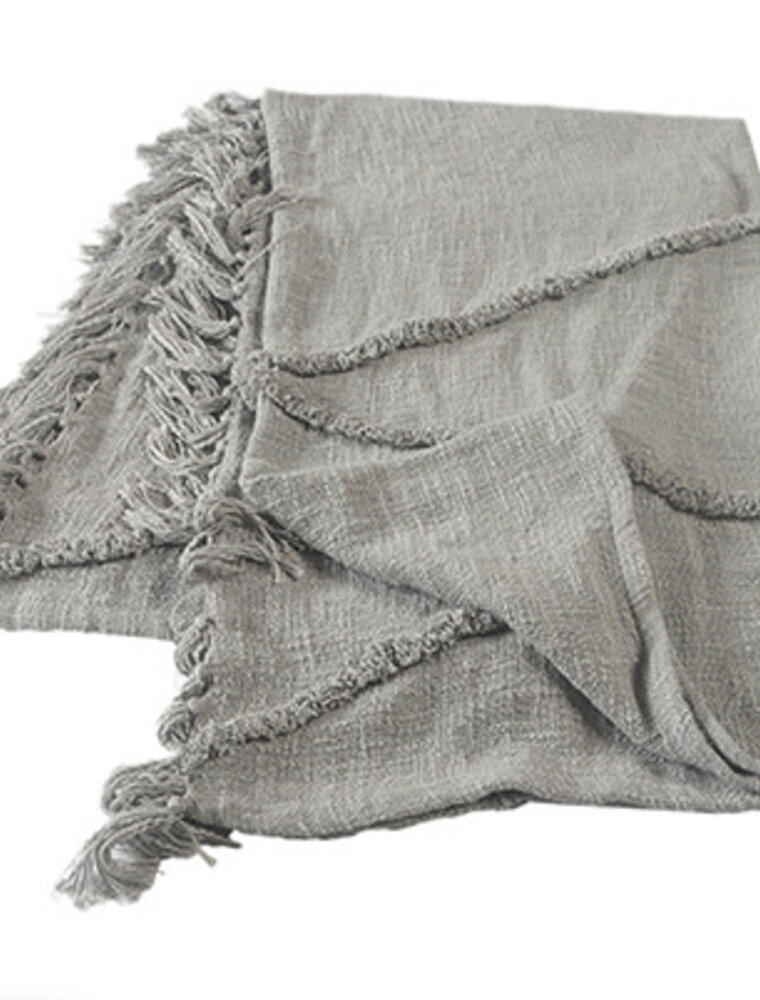 50" x 60" Cotton Gauze Diamond Pattern - Drizzle