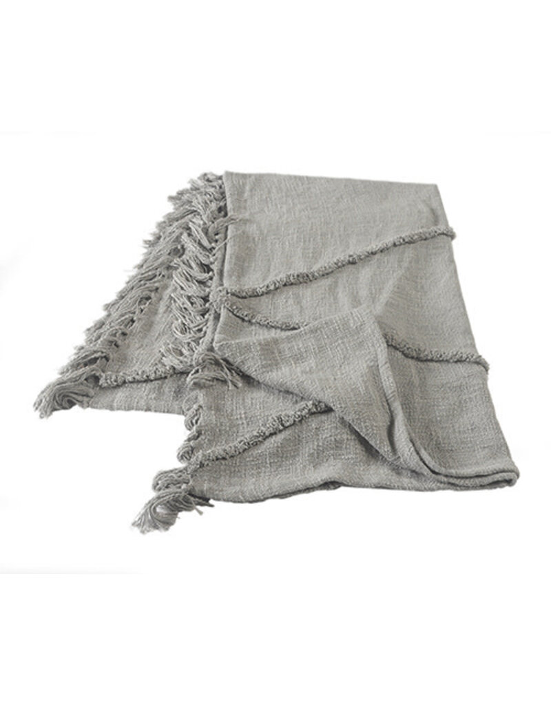 50" x 60" Cotton Gauze Diamond Pattern - Drizzle