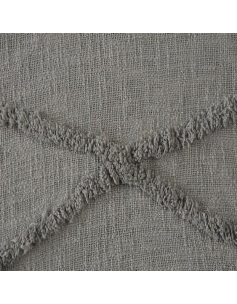50" x 60" Cotton Gauze Diamond Pattern - Drizzle