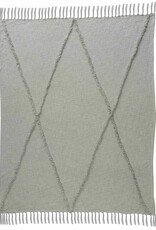 50" x 60" Cotton Gauze Diamond Pattern - Drizzle