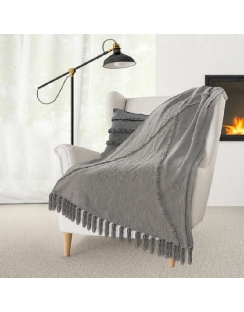 50" x 60" Cotton Gauze Diamond Pattern - Drizzle