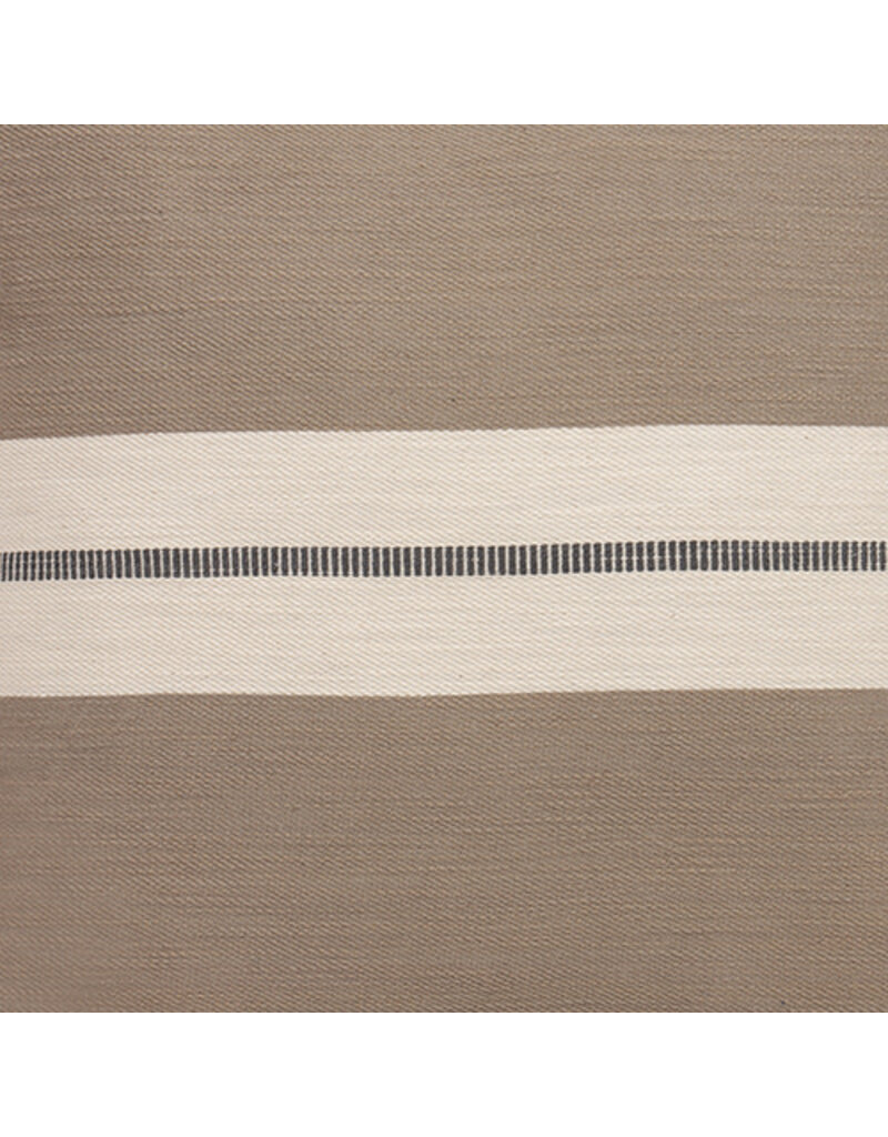 20" X 20" Boucle Taupe Gray Down Fill Pillow