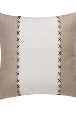 20" x 20" Walnut/Black Bean / White Down Fill Pillow