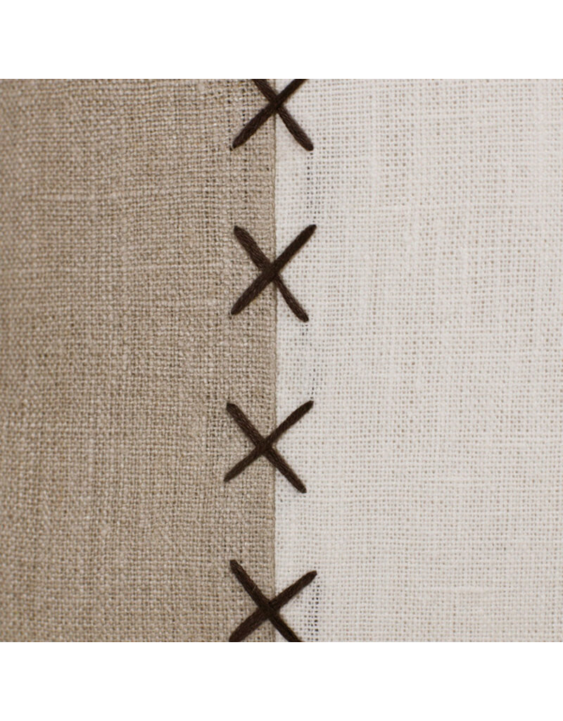 20" x 20" Walnut/Black Bean / White Down Fill Pillow