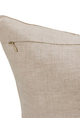 20" x 20" Walnut/Black Bean / White Down Fill Pillow