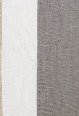20" x 20" 100% Linen Walnut Titanium Down Fill Pillow