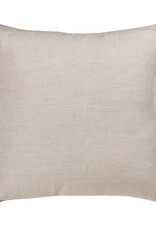 20" x 20" 100% Linen Walnut Titanium Down Fill Pillow