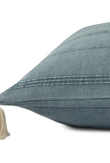18" x 18" Turkish Cotton Bluish Grey Down Fill Pillow