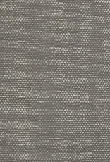20" x 20" Charcoal Gray Ivory Fringe Down Fill Pillow