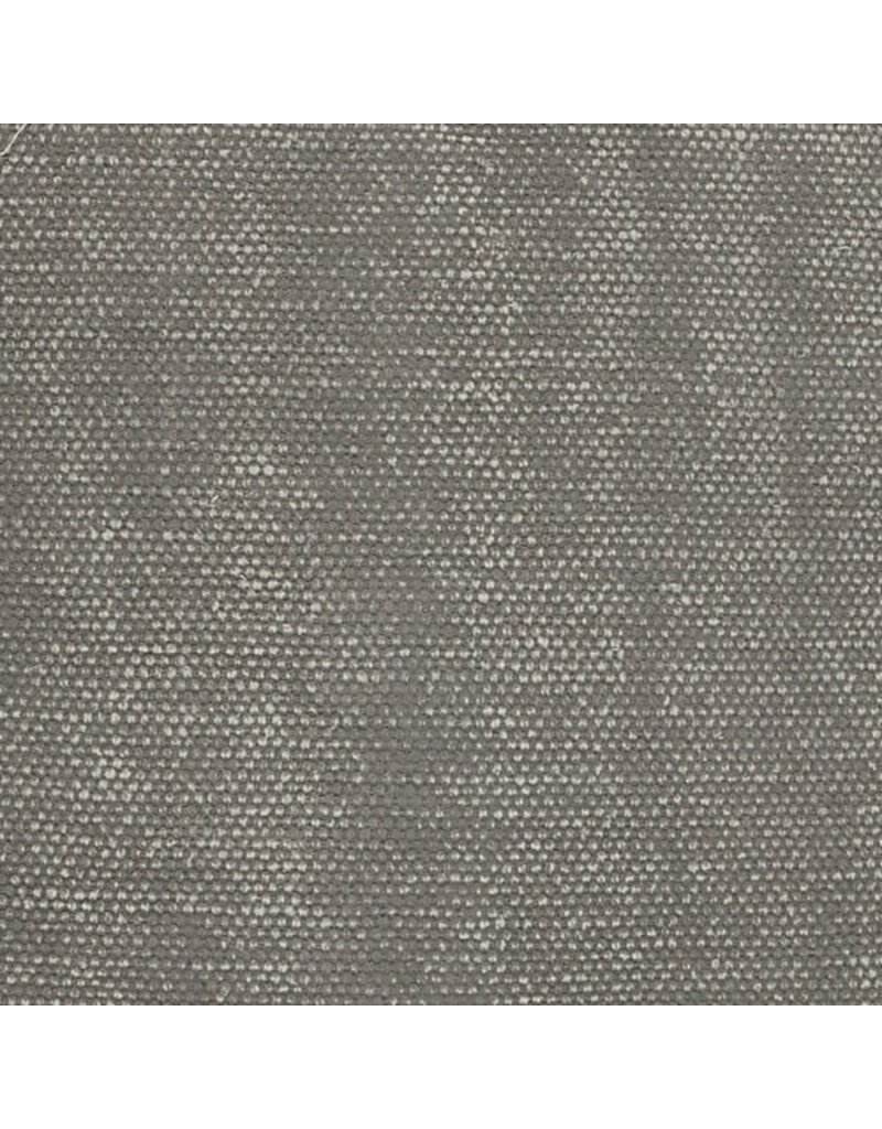 20" x 20" Charcoal Gray Ivory Fringe Down Fill Pillow