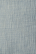 20" x 20" Moonlight Blue Turkish Cotton Down Fill Pillow
