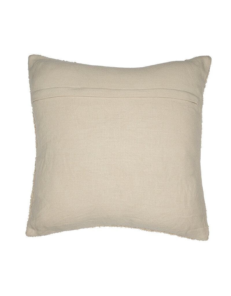 20" x 20" Boucle White Cap Grey Down Fill Pillow