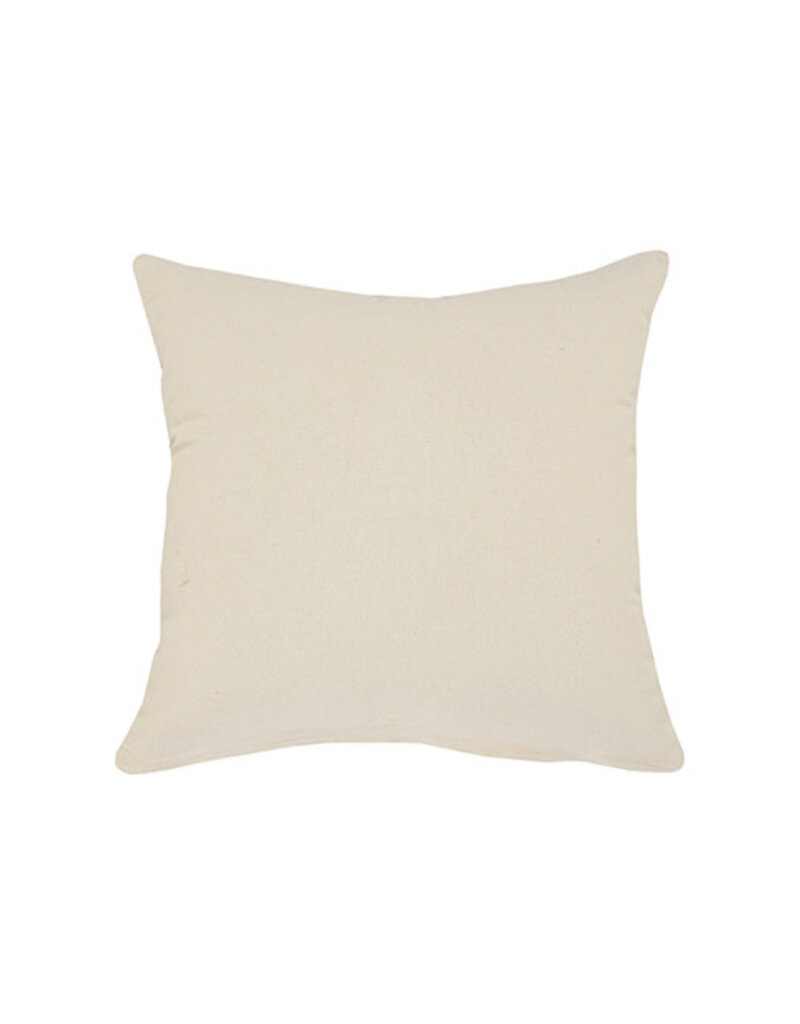 20" x 20" Frost Gray Zig Zag Down Fill Pillow