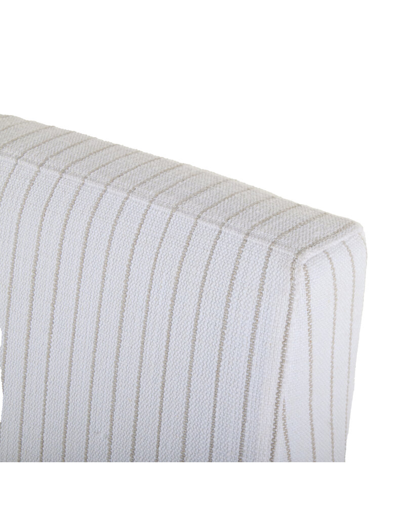 LR Home Beige & Gray Slipcovered Dining Chair (EACH)
