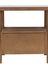 Crafed Home's Hopper Hayden 2 Drawer One Shelf Accent Table - Walnut