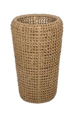 Seagrass Set of 2 Seagrass Tall Round Planters