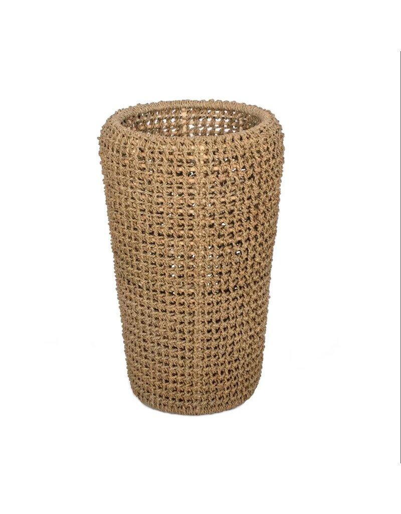Seagrass Set of 2 Seagrass Tall Round Planters
