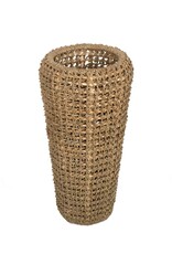 Seagrass Set of 2 Seagrass Tall Round Planters
