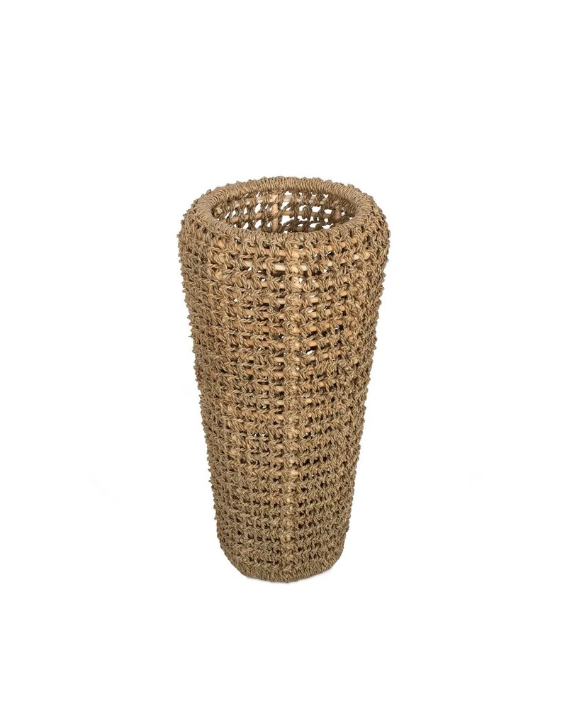 Seagrass Set of 2 Seagrass Tall Round Planters