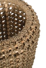 Seagrass Set of 2 Seagrass Tall Round Planters