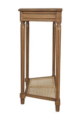 Lenora Demilune Lenora Demilune Console Table w/Cane Shelf