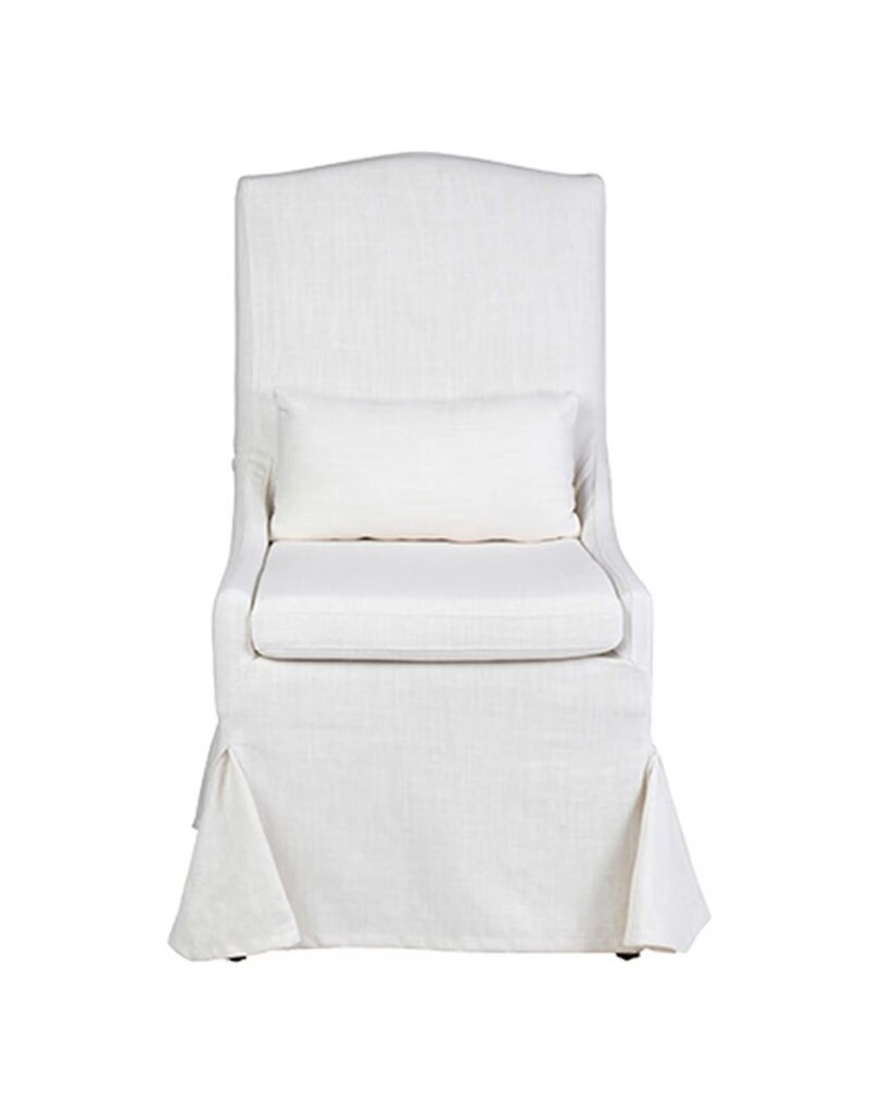 Arabella Arabella Slipcovered Dining Chair, Cream Linen, EACH