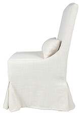 Arabella Arabella Slipcovered Dining Chair, Cream Linen, EACH