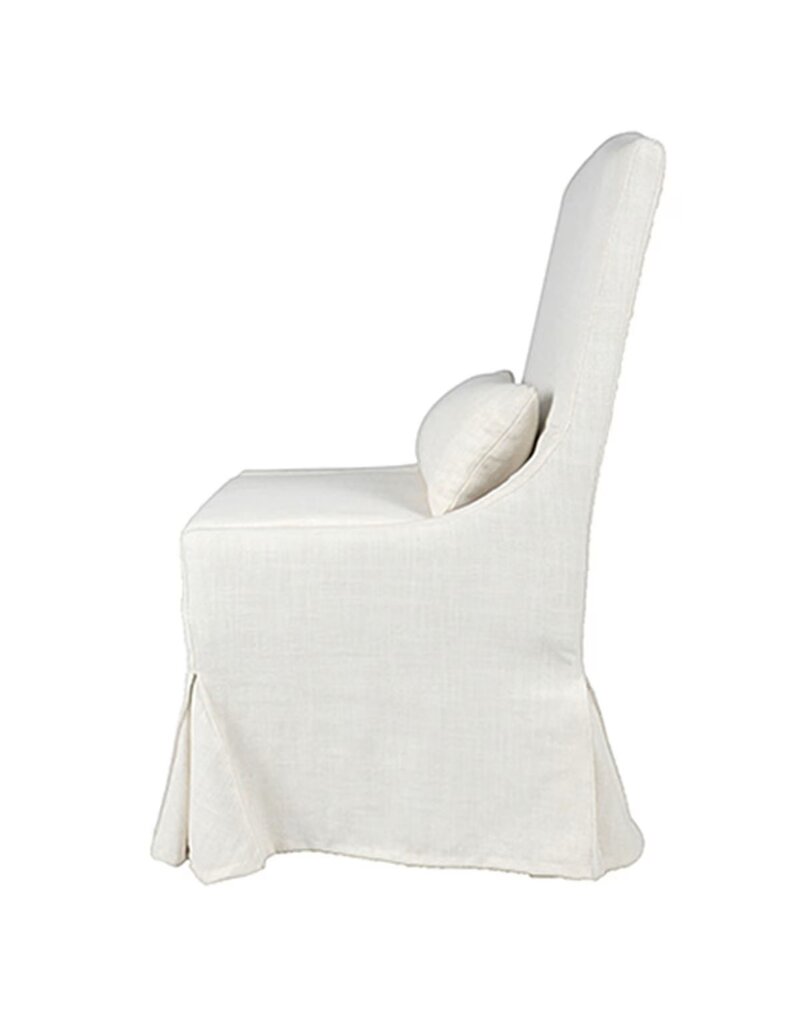 Arabella Arabella Slipcovered Dining Chair, Cream Linen, EACH