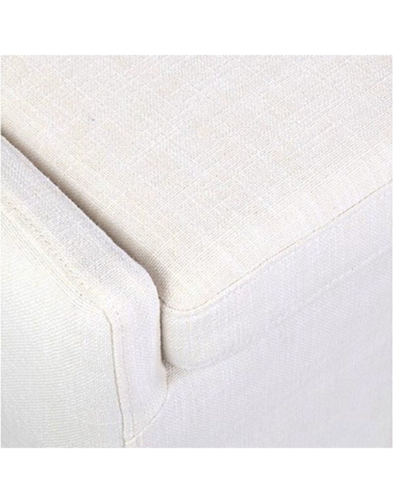 Arabella Arabella Slipcovered Dining Chair, Cream Linen, EACH