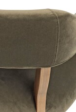 Hans Horseshoe Hans Horseshoe Armchair - Olive Green Velvet