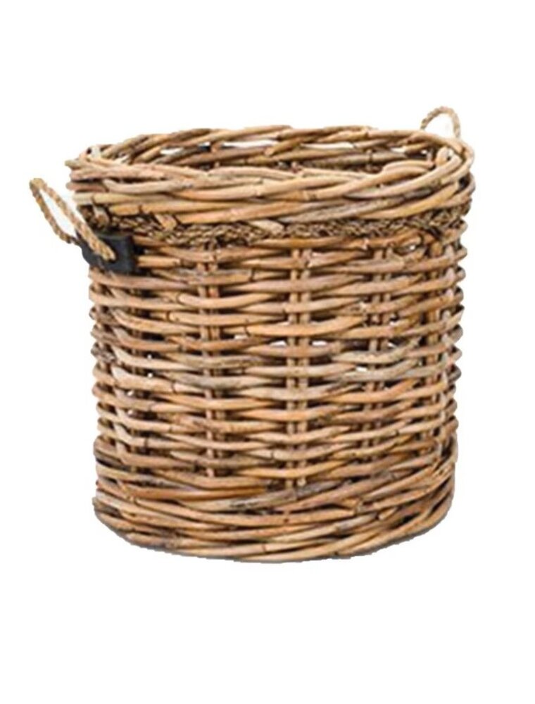 Leeton Large Leeton Round Basket w/handles