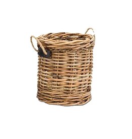 Leeton Small Leeton Round Basket w/handles