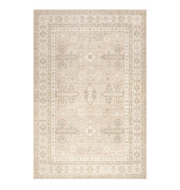 Evergreen 6' x 9' Fae Wool & Cotton Area Rug - Beige